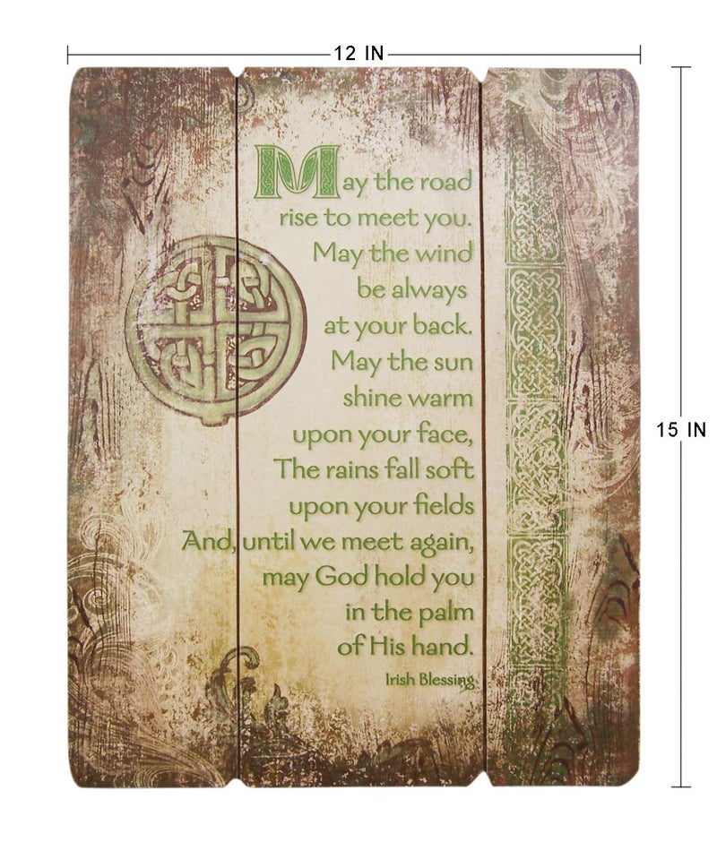 Autom Irish Blessing Wood Pallet Sign Wall Plaque, 15 Inch - Image 2